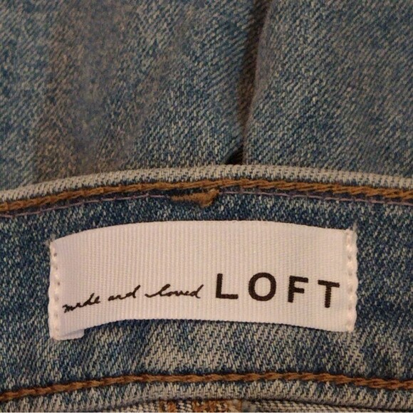 NWT Loft High Waist Flare Crop Jeans - Picture 12 of 13